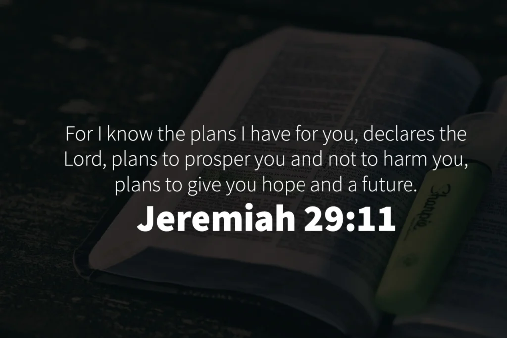 jeremiah 29:11