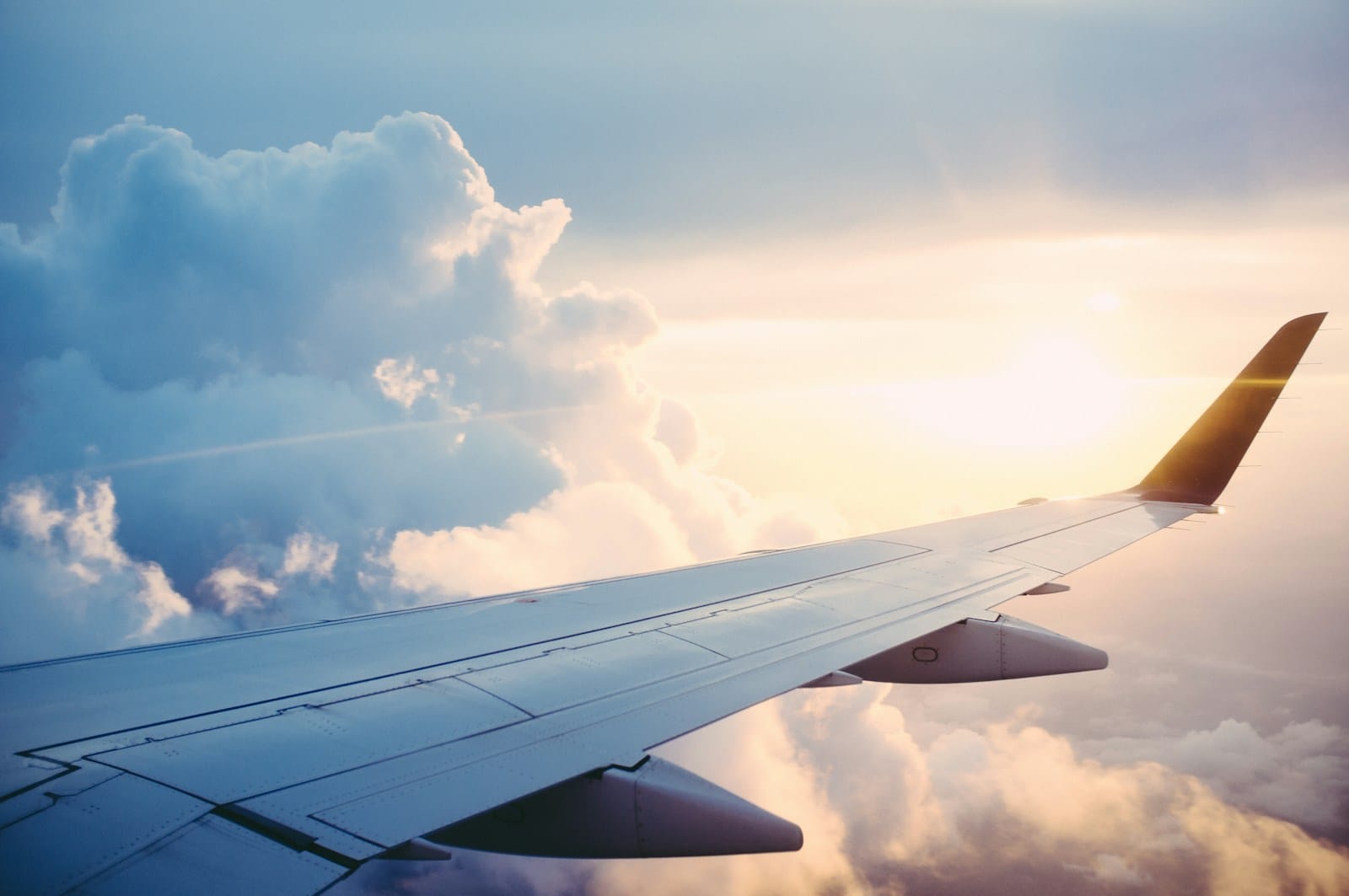 Blog aerial photography of airliner