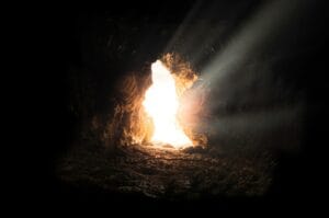 Blog sun rays inside cave